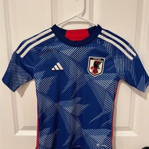 Youth Adidas Japan JFA Soccer Jersey - Size 9/10y
